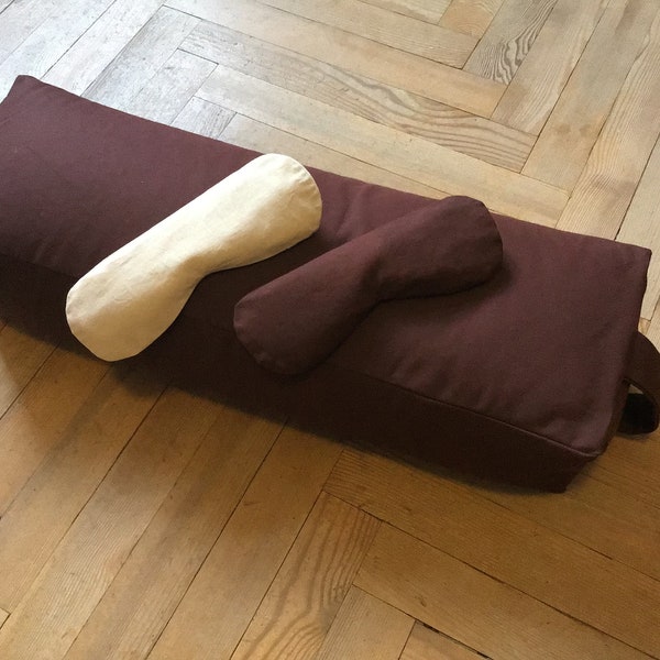 Bolster/Yoga pillows/floor cushions in different patterns and colours - Cotton - INDIVIDUALISIERBAR