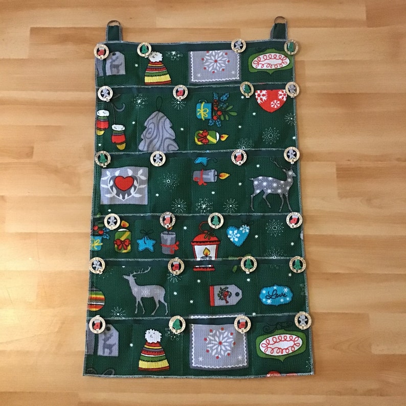 Adventskalender zum Befüllen Stoff Adventskalender Tür / Etsy