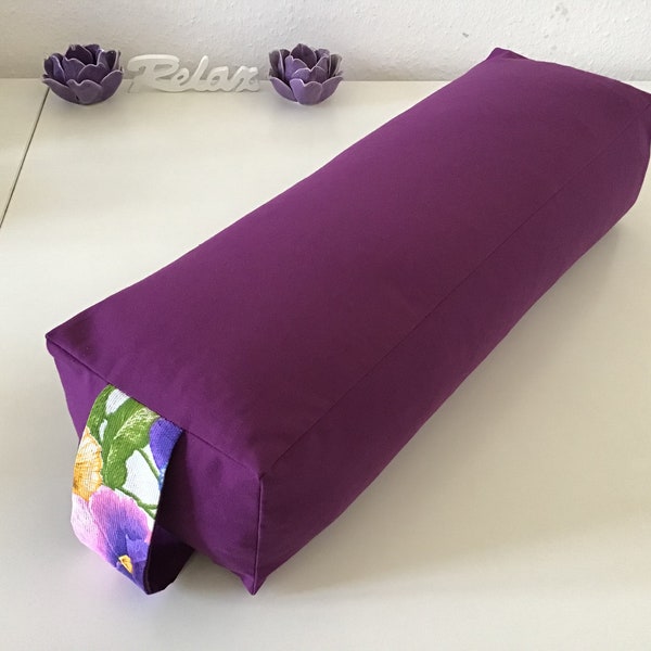 Bolster/Yoga pillows/floor cushions in different patterns and colours - Cotton - INDIVIDUALISIERBAR