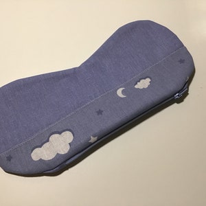 Lavendel Augenkissen / Schlafmaske mit Tasche Augenentspannung Augenbinden Baumwolle Waschbar image 6