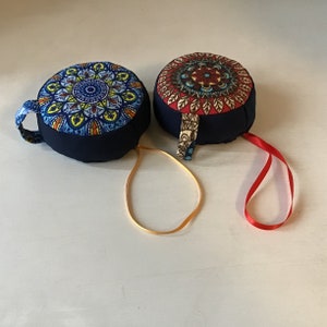 MANDALA YOGA MEDITATION Fabric Christmas Decoration - Christmas Decoration - Christmas Tree Decoration - Yoga Tree Ornament Yoga Gift - Yoga Pillow
