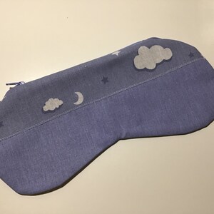 Lavendel Augenkissen / Schlafmaske mit Tasche Augenentspannung Augenbinden Baumwolle Waschbar image 5