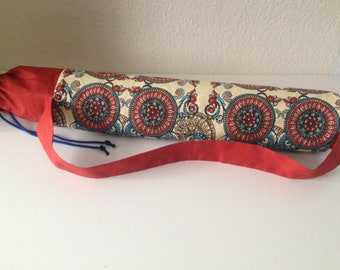 Yoga mat bag / yoga bag / sports bag / case - cotton - washable - customizable