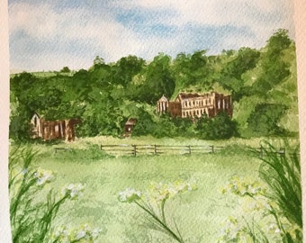 Original watercolour painting