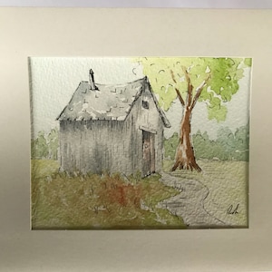 Carte de voeux aquarelle