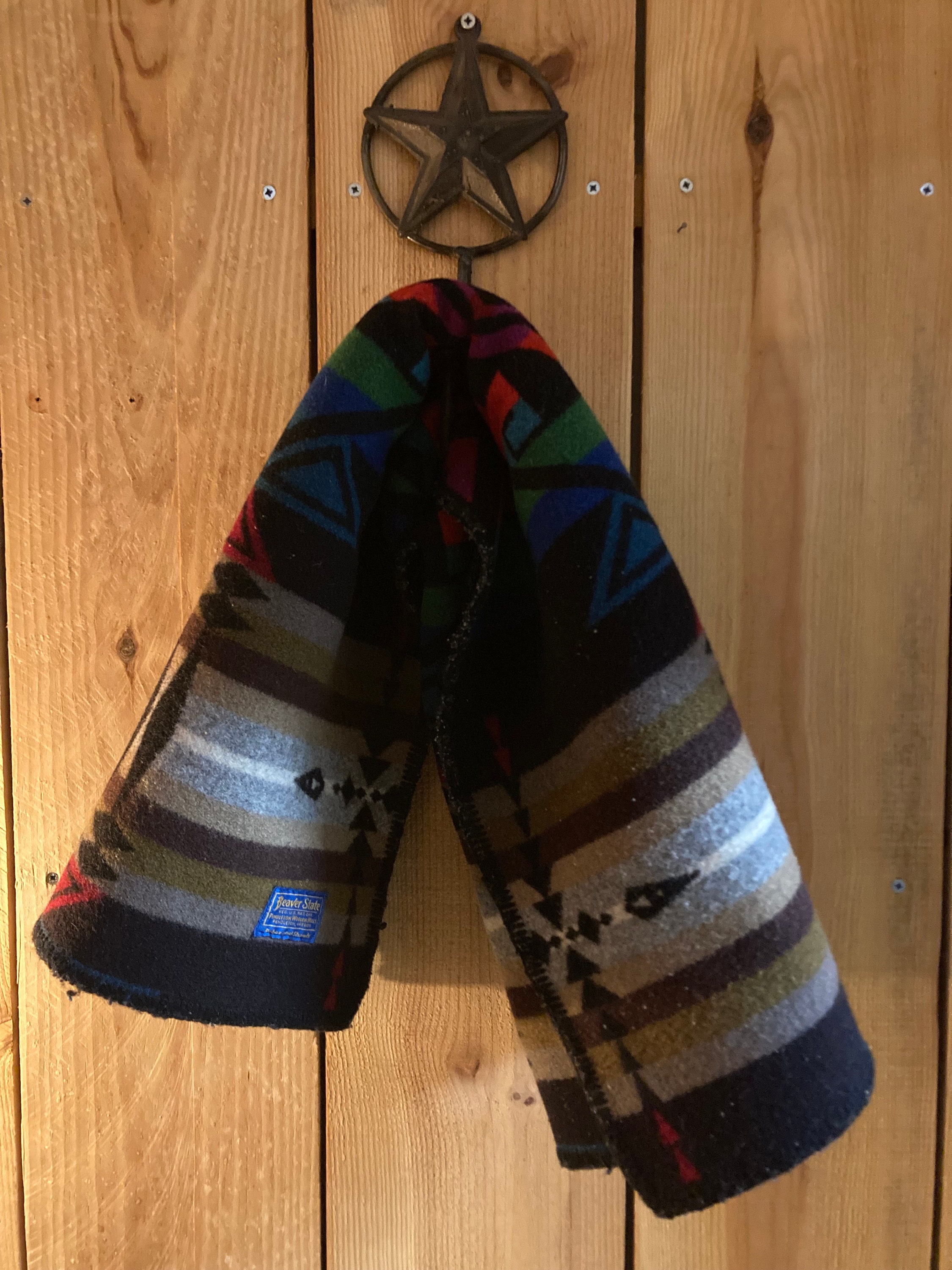 Pendelton Rug Blanket Beaver State Vintage Wool