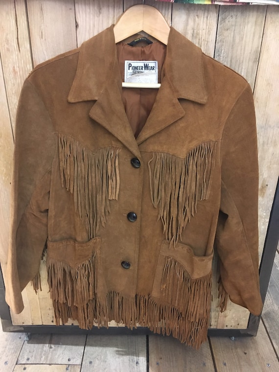 Vintage jacket western fringe usa pioneer wear