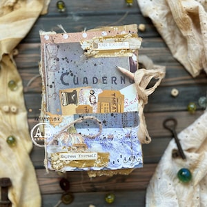 Online Workshop with KIT Junk Journal; Junk Journal Online Classes with KIT; Vintage Junk Journal Online Workshop with KIT; Journal Course
