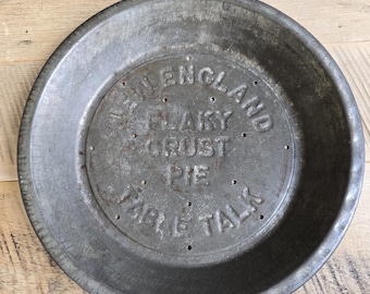 Vintage New England Flaky Crust Table Talk Pie Plate