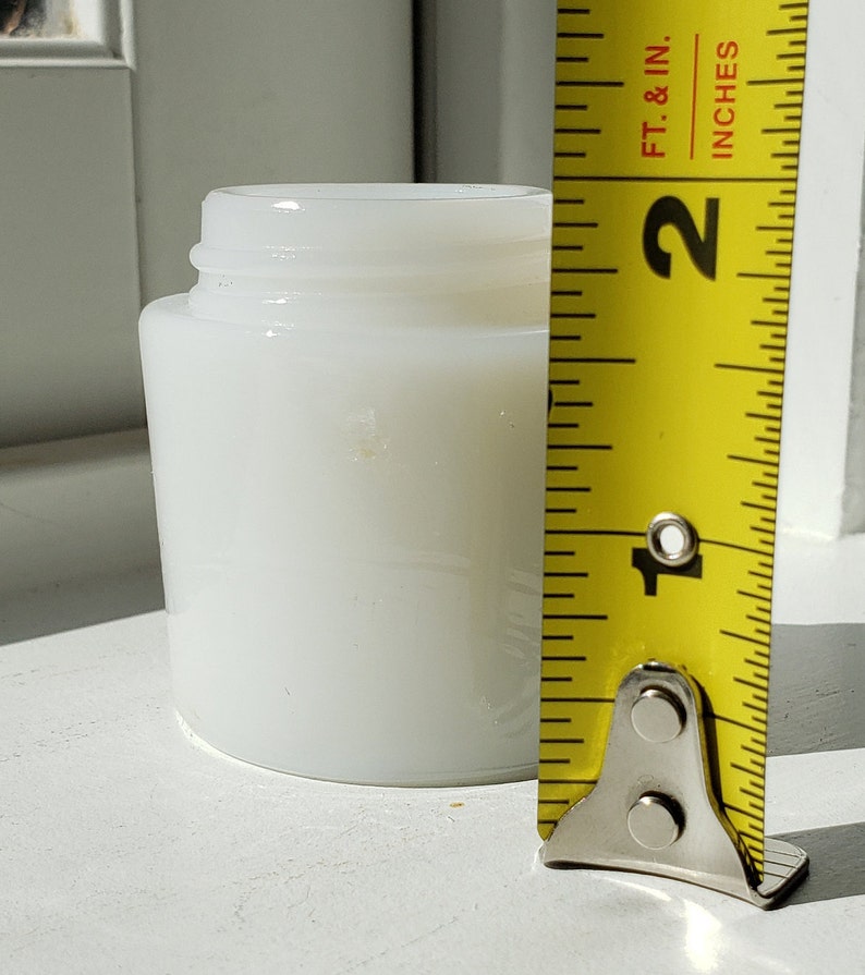 Ponds Small Milk Glass Jar Etsy