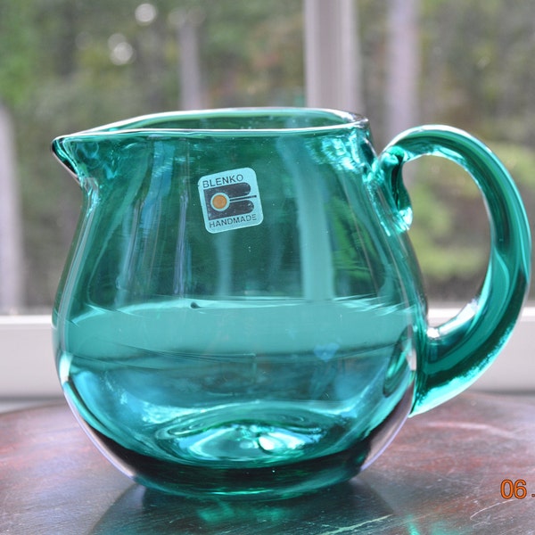 Blenko Pontil Glass Etsy