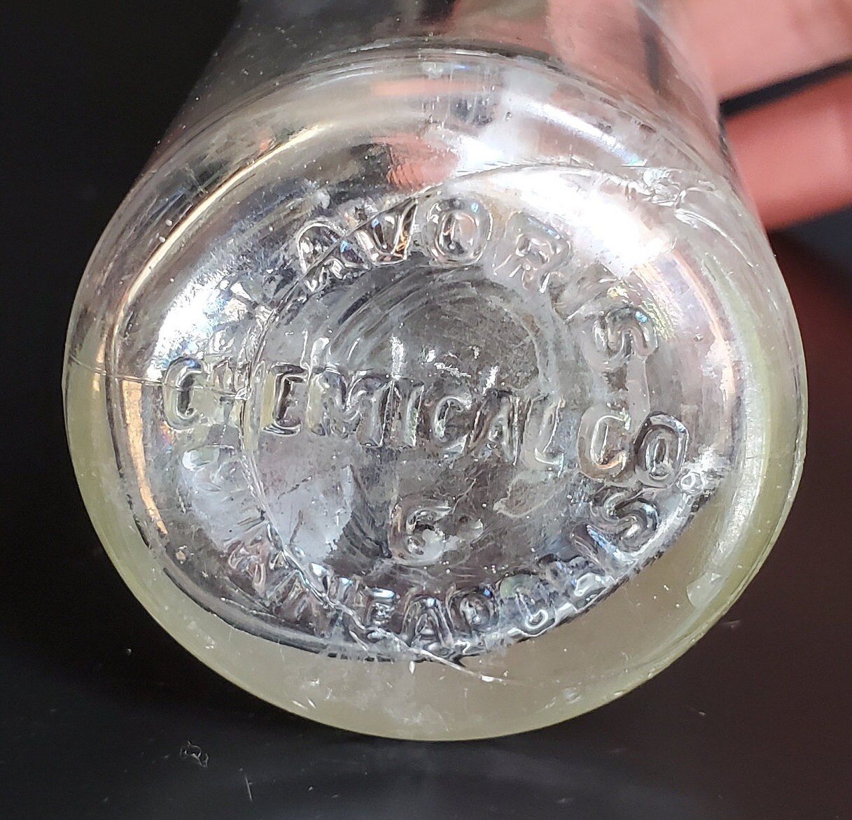 Vintage Lavoris Clear Glass Bottle Etsy