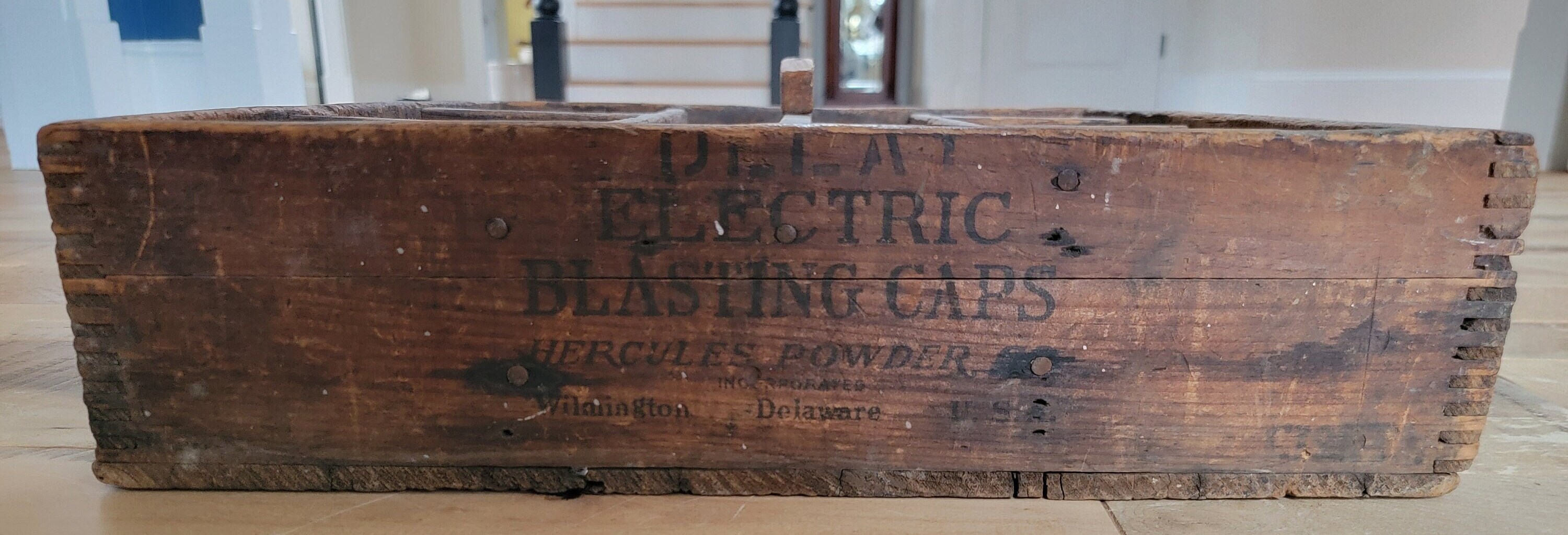 Vintage Hercules Powder Co Wilmington DE Wooden Crate - Etsy