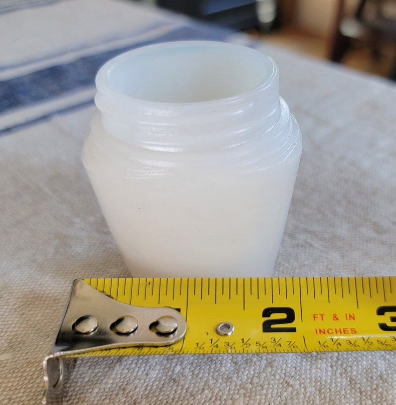 Small Milk Glass Jar Etsy
