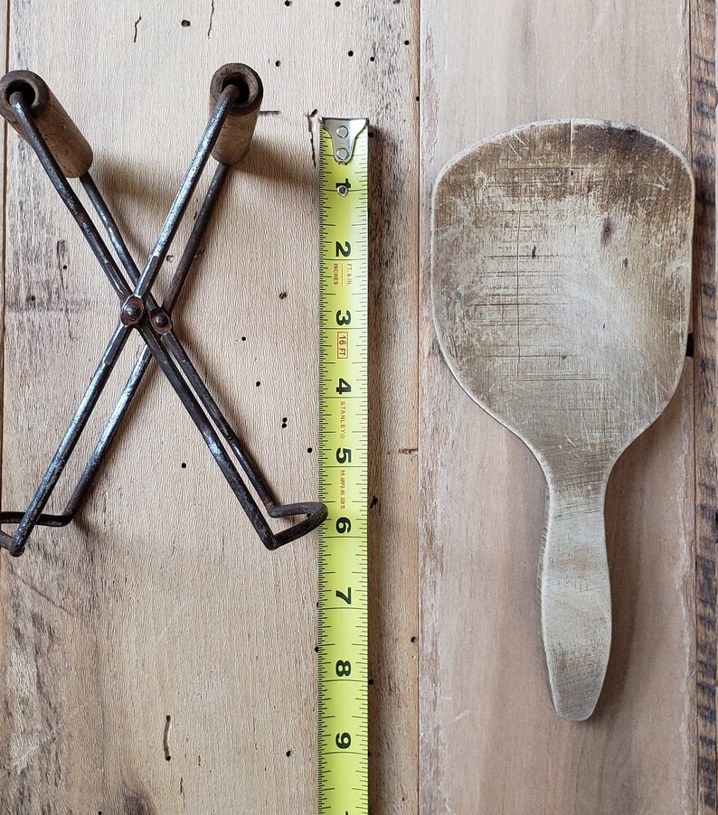 Vintage Canning Jar Tongs & Wooden Butter Paddle Etsy