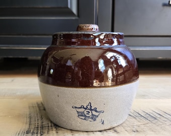 2 Gallon Robinson Ransbottom Two Tone Bean Pot
