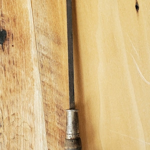 Vintage Wooden Handle Flathead Screwdriver