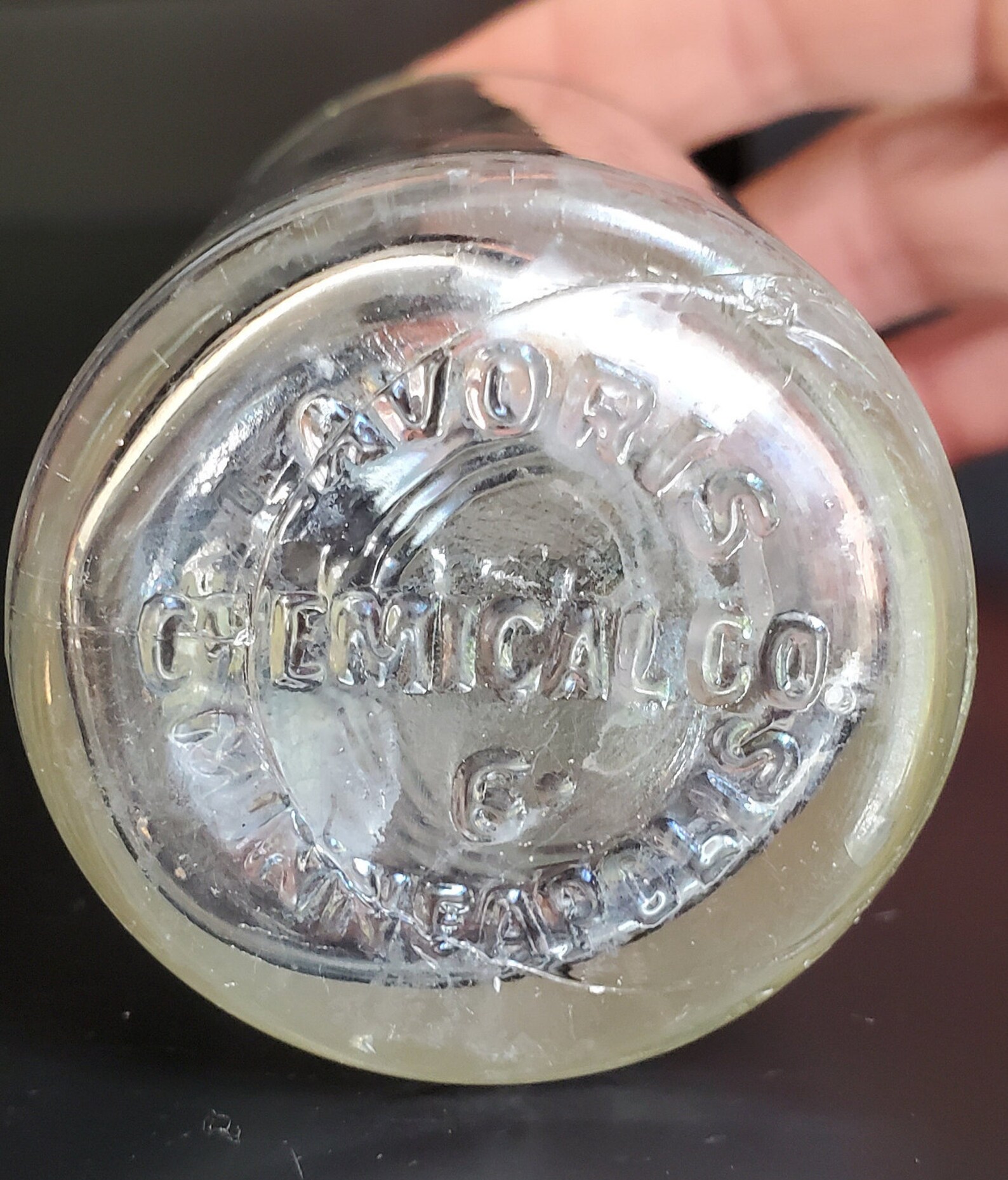 Vintage Lavoris Clear Glass Bottle Etsy