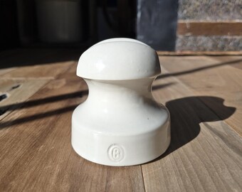 Ohio Brass Recess Embossed Glazed White Porcelain Insulator