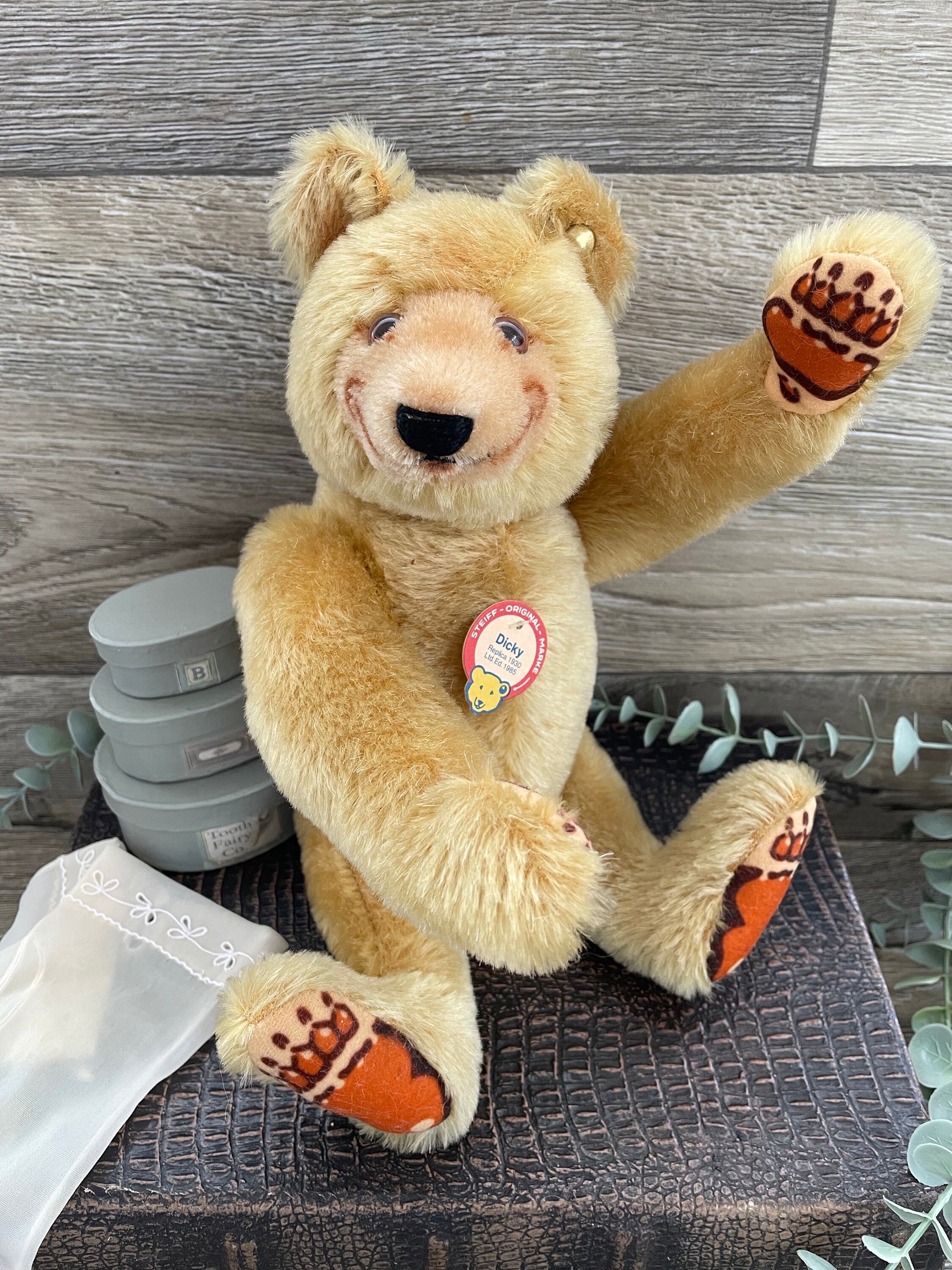 Dicky Bear Steiff Dicky 1930 Replica Vintage Steiff Dicky Bear