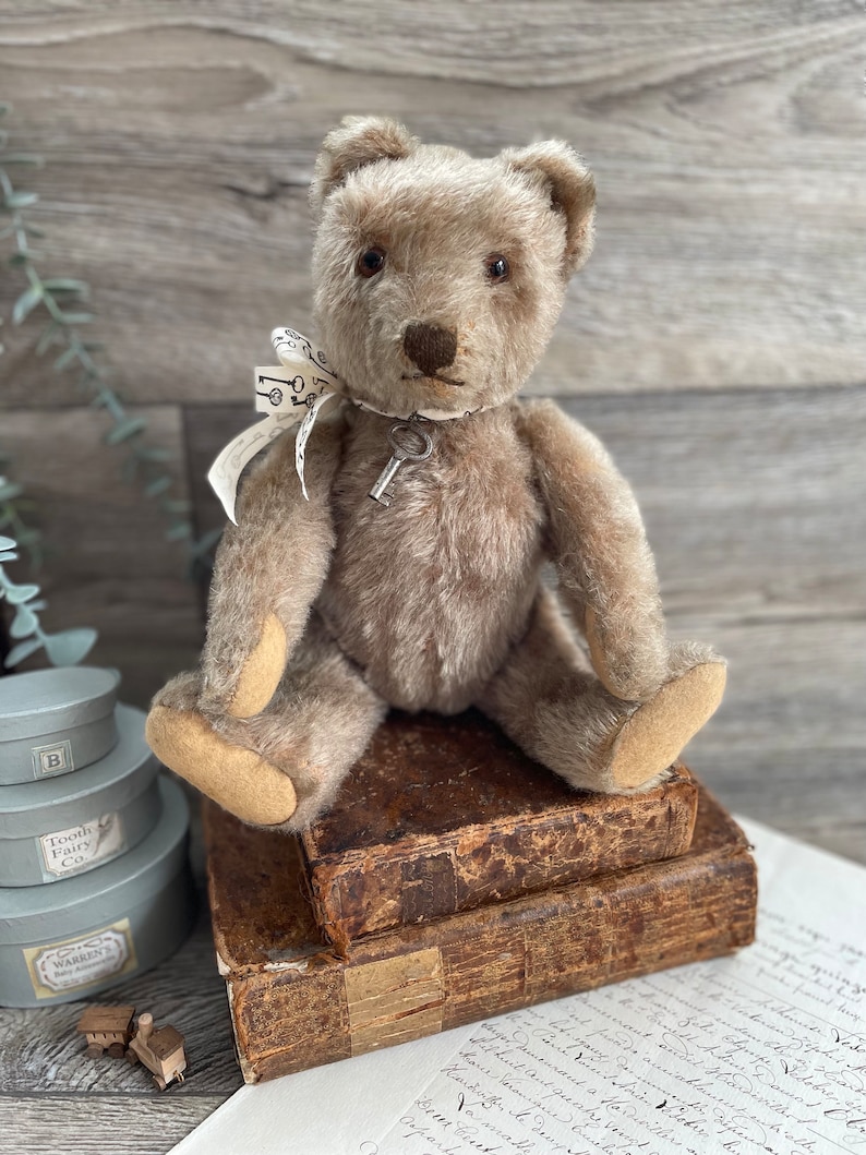 Magnifique ours en peluche original Steiff vintage, objet de collection des années 1950 image 4