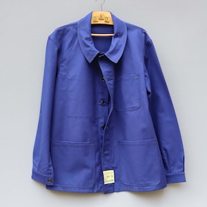 Deadstock Dark Blue French Work Jacket, XL
