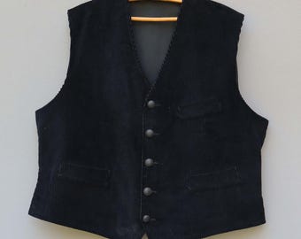 Gilet Paysan in velluto a coste, taglia XXL