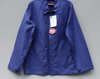 Giacca da lavoro francese Koneco Dead Stock, blu marino, taglia L