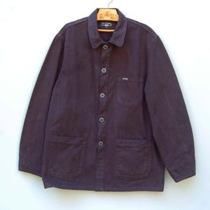 Dark Navy Veste de Pêcheur Work Jacket Size Extra Large
