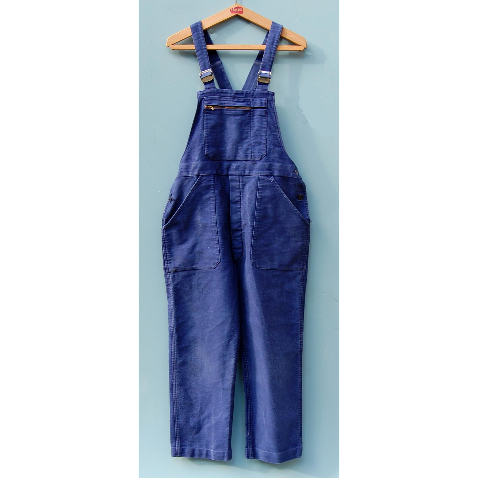 Vintage French Moleskin Cotton Overalls French Dungarees - Etsy