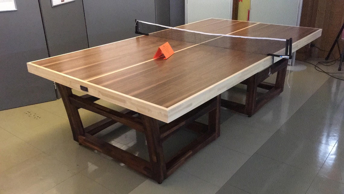 Ping Pong Wooden Table Tennis Table Etsy