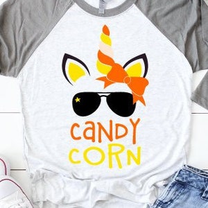 Candy Corn Unicorn Svg Halloween Unicorn Svg Candy Corn - Etsy