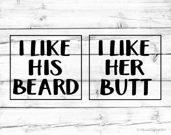 Like His Beard Svg Etsy