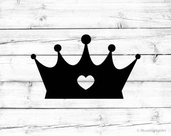 Free Free Crown With Heart Svg 397 SVG PNG EPS DXF File