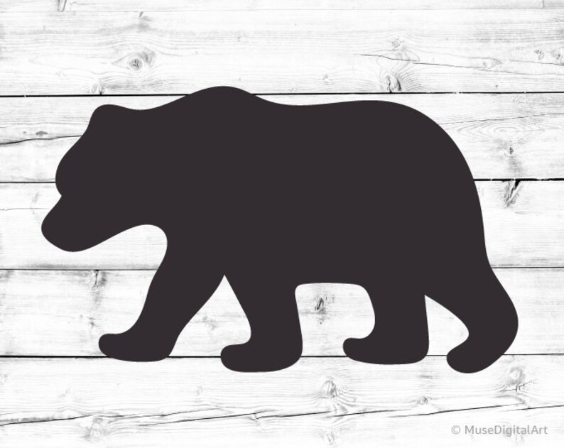 Download Bear Silhouette Svg Bear Svg Bear Svg Cut File Bear Family ...