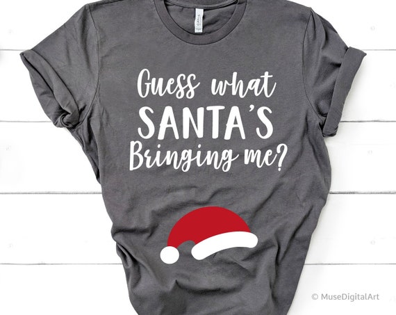 Download Christmas Pregnancy Announcement Svg Maternity Shirt Svg Etsy