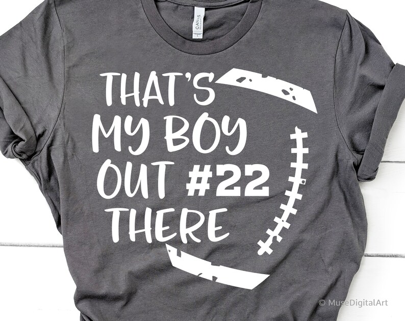 Football Mom Svg Thats My Boy Out There Svg Cheer Mom | Etsy