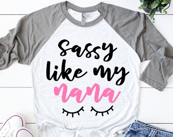 Sassy Like My Grandma Baby Skirts Cute Kids T Shirt Dress Short Sleeve Flounces Outfits Sassy Like My Grandma Baby Skirts Cute Kids T Shirt Dress Short Sleeve Flounces Outfits