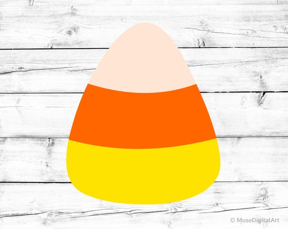 Candy Corn Svg Halloween Svg Candy Corn Silhouette Cut File Etsy