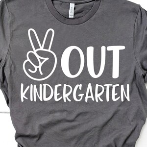 Download Peace Out Kindergarten Svg Last Day Of School Svg Kids End Etsy