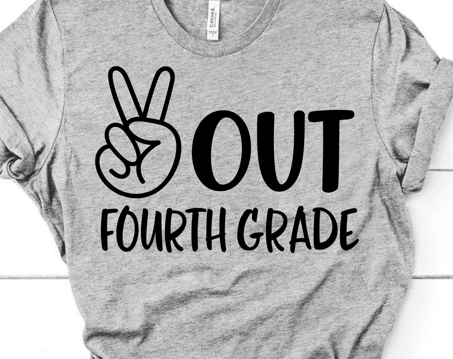 Download Peace Out Fourth Grade Svg Last Day Of School 4th Grade Kids Etsy