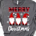 Merry Christmas Svg, Christmas Gnomes Svg, Cute Gnomies Svg, Buffalo Plaid, Kids Funny Christmas Shirt Svg File for Cricut & Silhouette, Png 