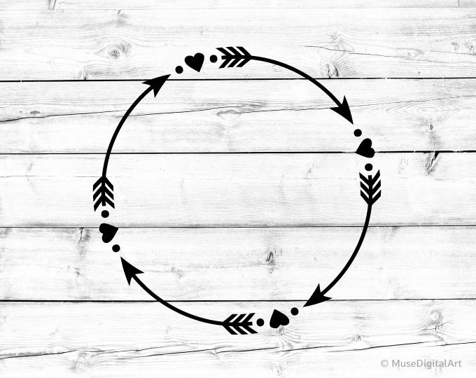 Download Circle Arrow Svg Arrows with Hearts Svg Tribal Arrow ...