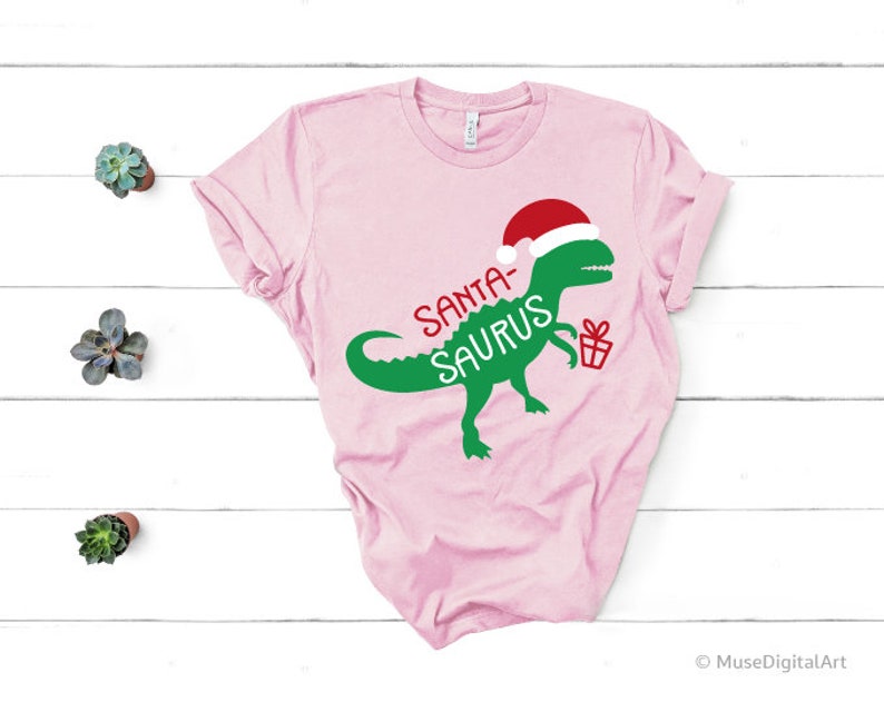 Download Christmas T-Rex Svg Santa-Saurus Svg Santa Dinosaur Svg Boy | Etsy