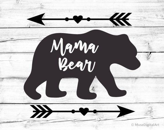 Download Mama Bear Svg Bear Family Svg Madre Mommy Mom Svg Best Mom ...