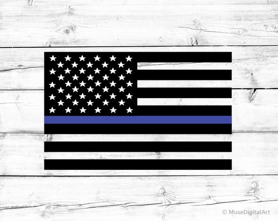 Download Thin Blue Line American Flag Svg Blue Lives Matter Svg ...