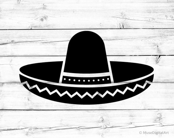 Download Sombrero Svg Mexican Hat Svg For Cricut Mexico Svg Cinco De Etsy