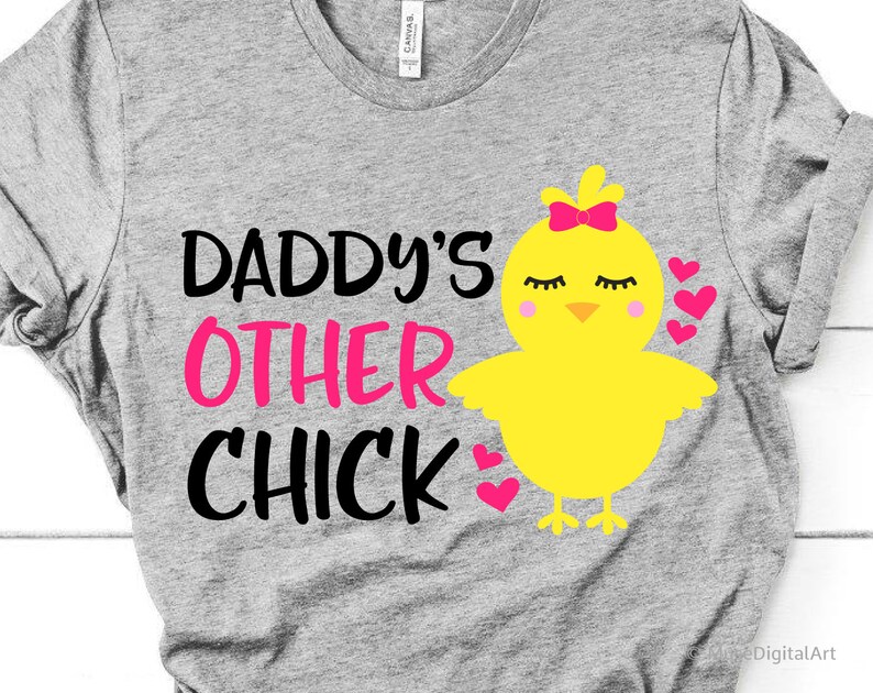 Download Daddys Other Chick Easter Chick Svg Girl Easter Svg Daddys ...
