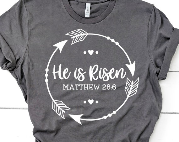 Download He Is Risen Svg Christian Easter Svg Cross Svg Easter Sign Etsy