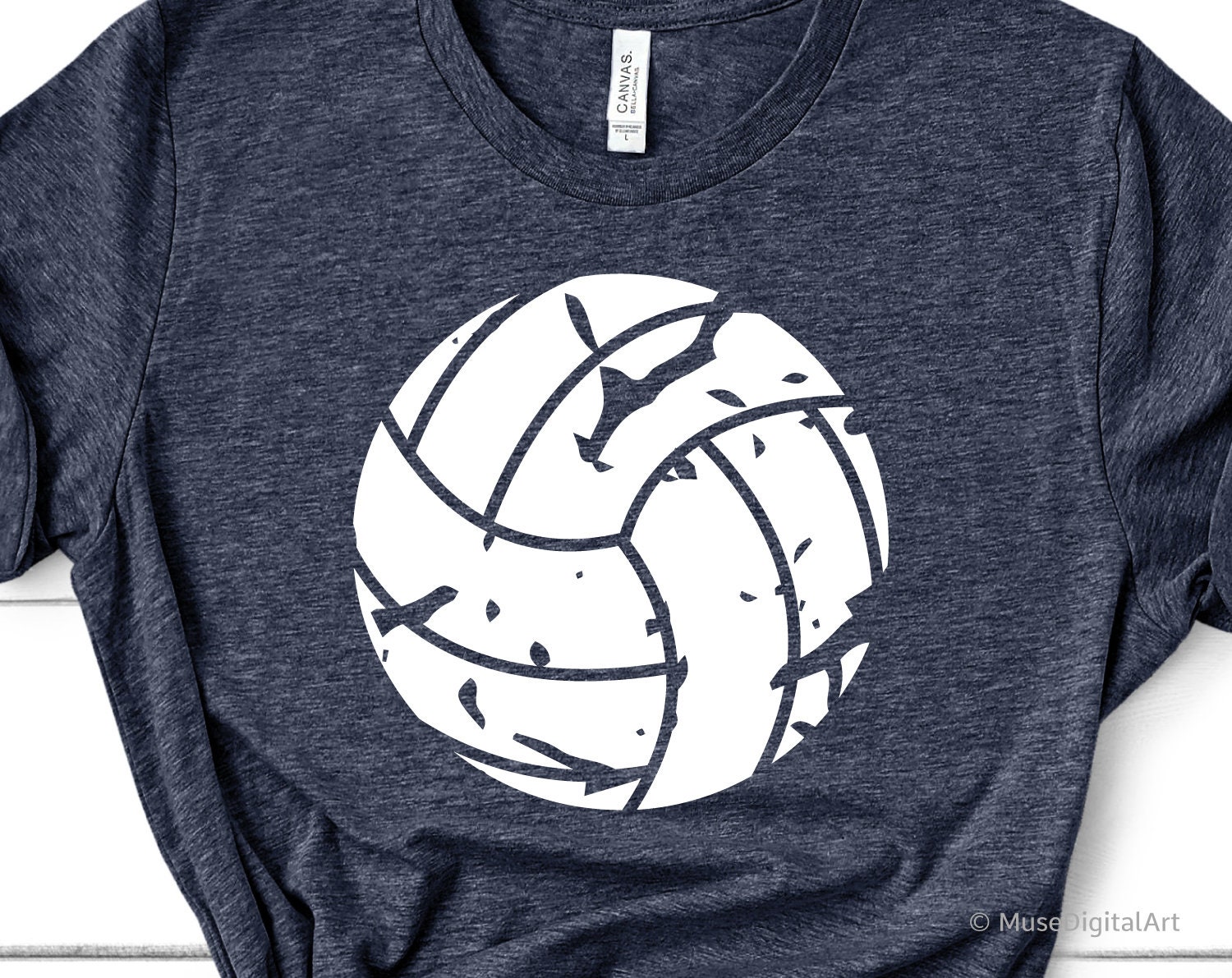 Volleyball Ball Svg Distressed Volleyball Ball Svg Grunge Etsy